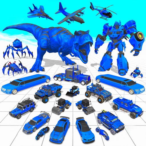 Game Robot Transformasi Dino