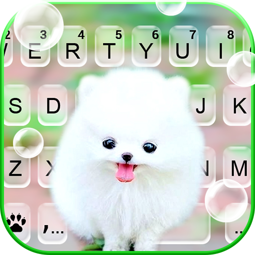 Fluffy Cute Dog keyboard