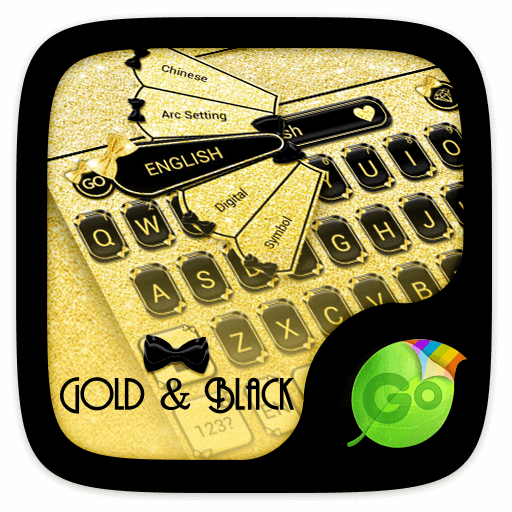 Gold ＆ Black Keyboard Theme