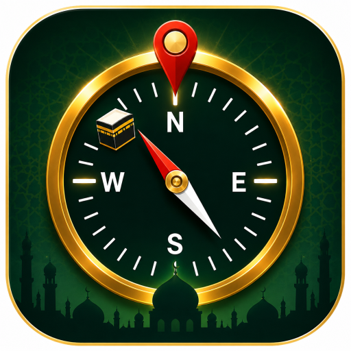 Qibla Compass・Qibl Finder 100%