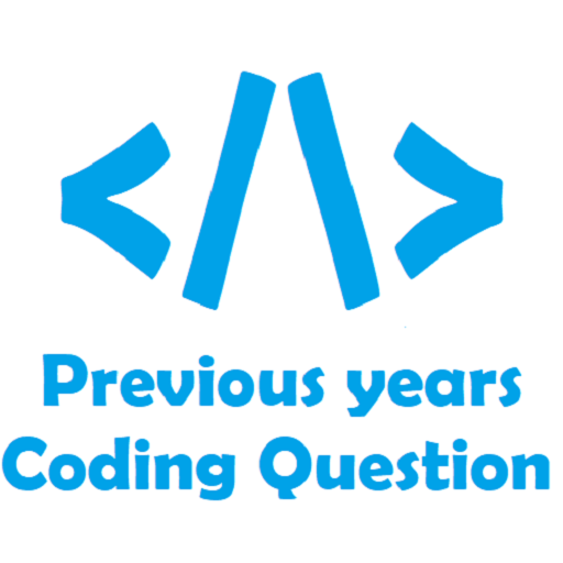 Previous year coding question