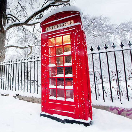 Снег в Лондоне Живые Обои