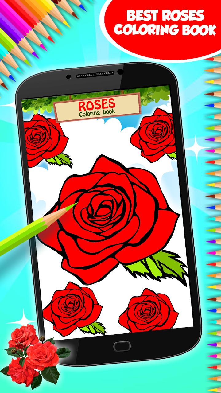 Download Roses Coloring Book android on PC