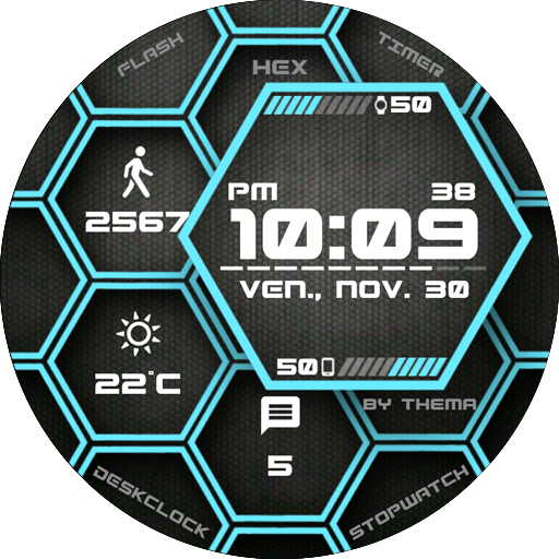 Hex Watch Face