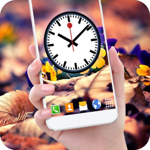 Autumn Flowers Clock 💐 HD Live Wallpapers