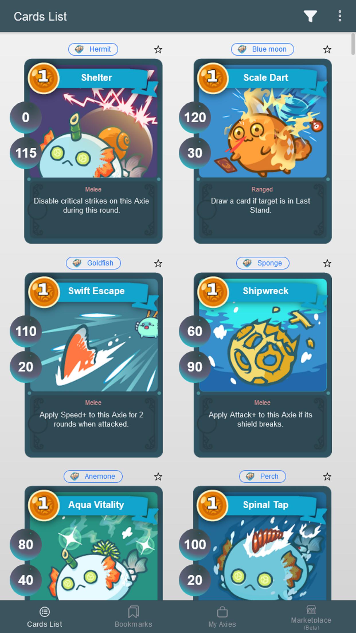 Descargar Axie Infinity Origin Card List en PC GameLoop Oficial