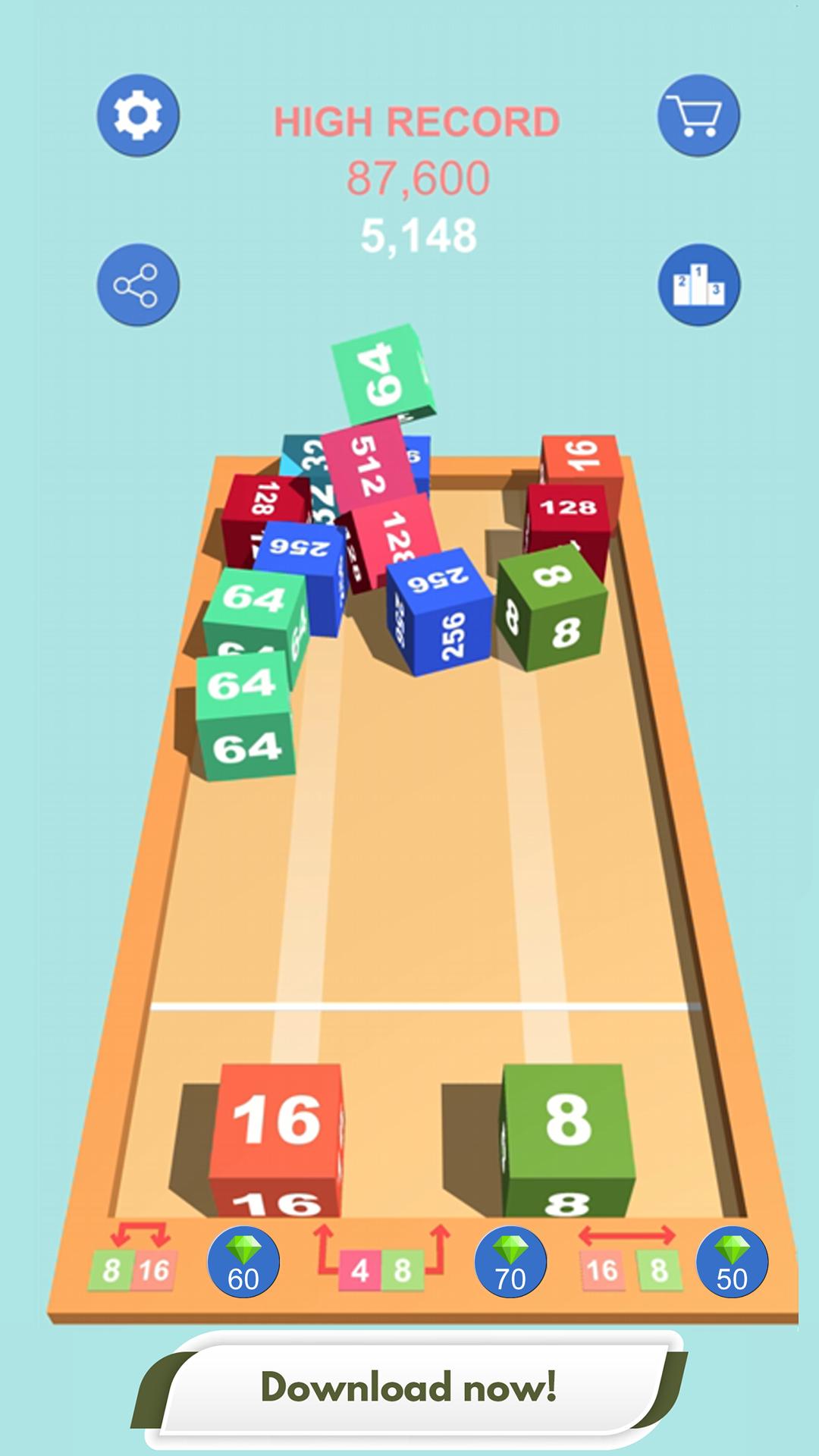 تنزيل Cube Mate 2048 - 3d Merge Puzz على جهاز الكمبيوتر | مسؤول GameLoop