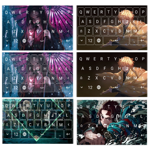 Keyboard Theme Demon Slayer