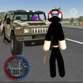 Ninja Stickman Rope Hero Samurai Gangstar Crime