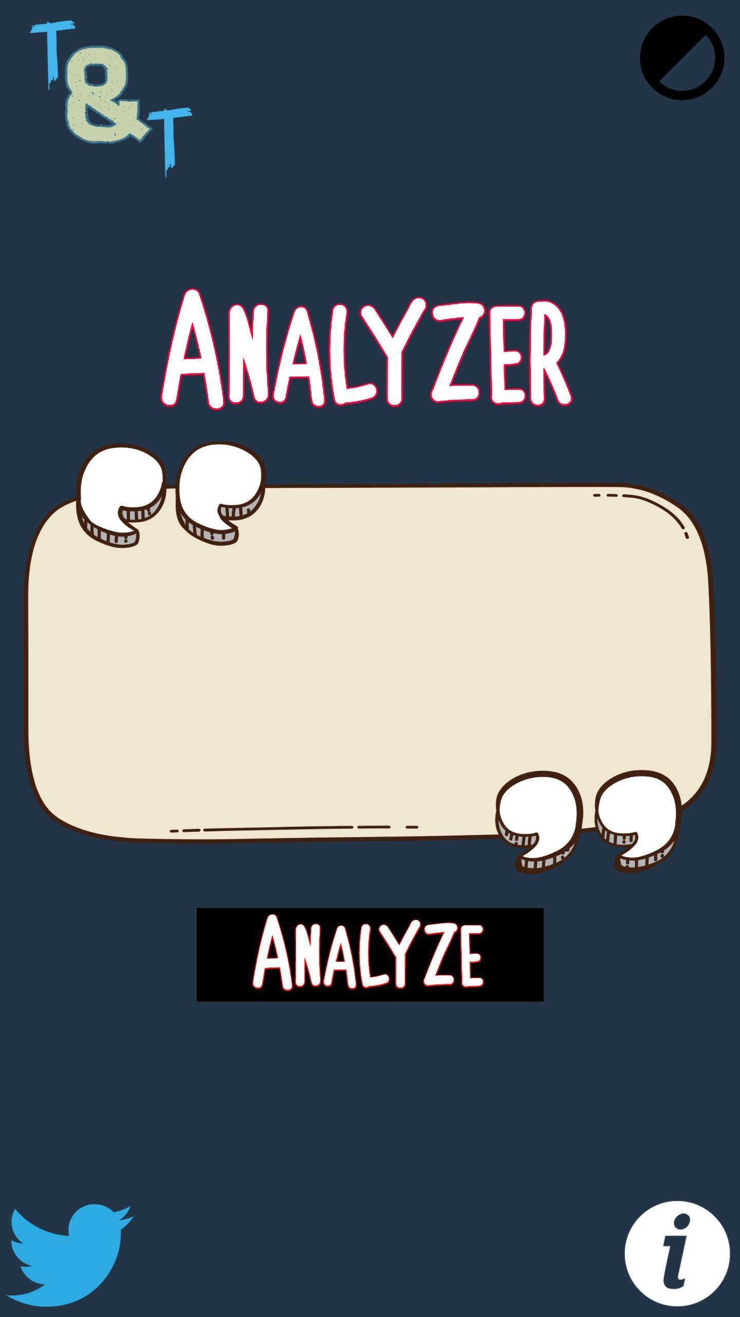 Download T&T - Tweet Analyzer android on PC
