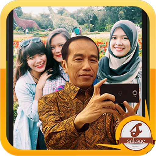 Jokowi selfie kamera