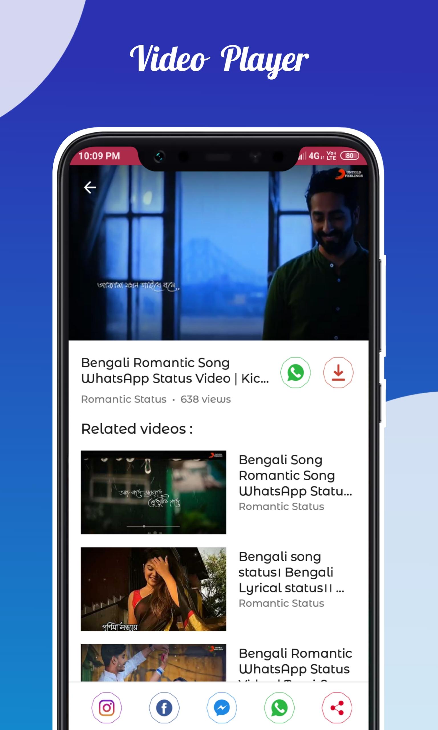 Download Bengali Romantic Video Status android on PC