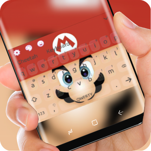 Super Mario face Keyboard Theme