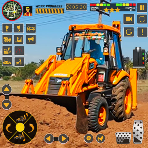 道路建設挖掘機模擬器 jcb 遊戲