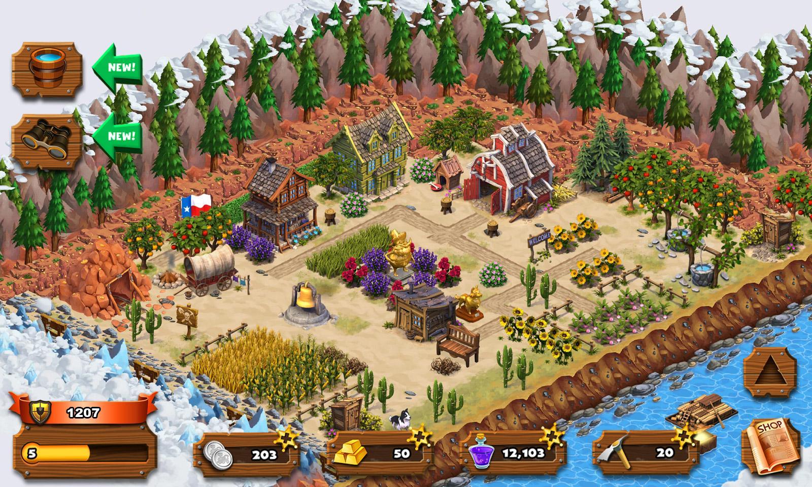 Download Goldrush: Westward Settlers! android on PC