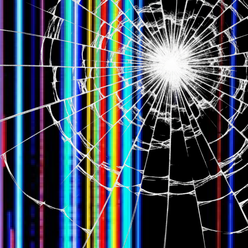 Broken screen wallpaper