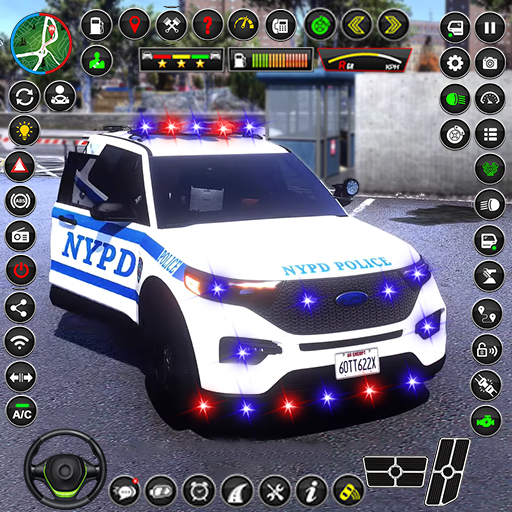पुलिस प्राडो पार्किंग गेम 3डी