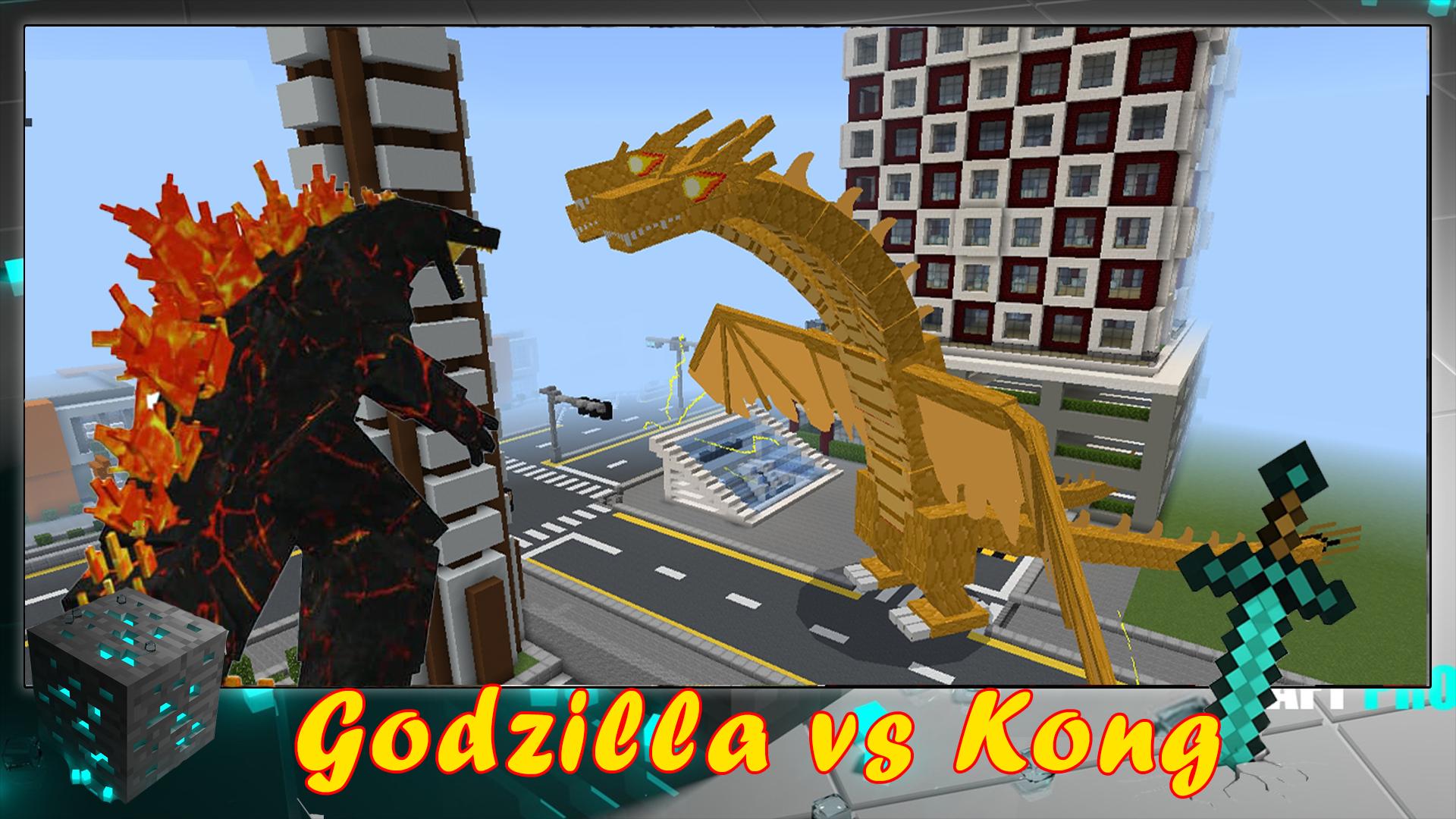 Download Mod Godzilla Minecraft android on PC