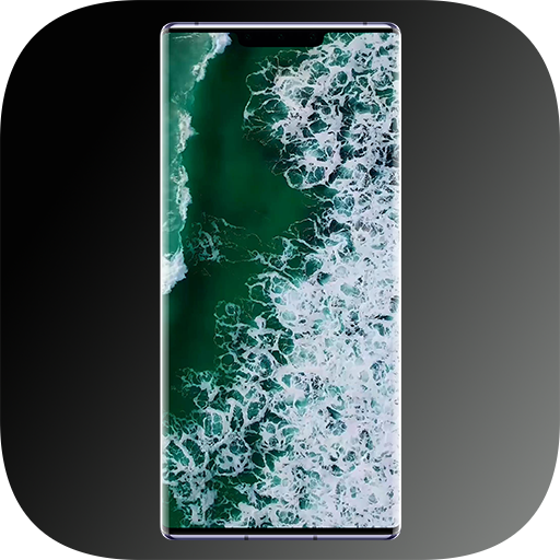 Amazing Sea wave  on live wall