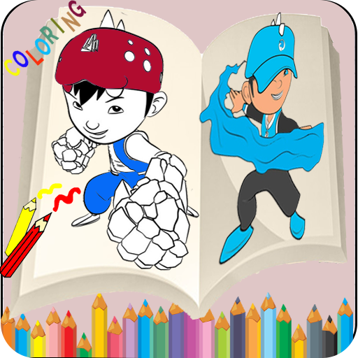 Boboi boy Coloring Book