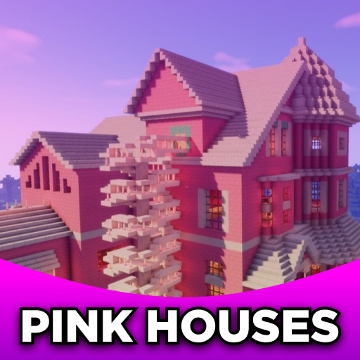Розовый дом в Майнкрафте