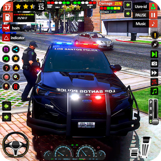 Police Car Chase Simulator 3d