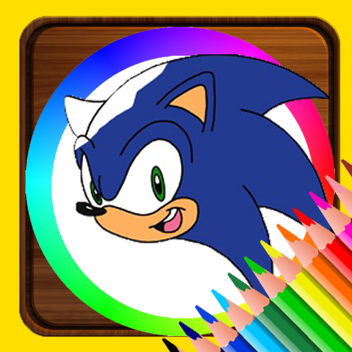 Livro para colorir Sonic