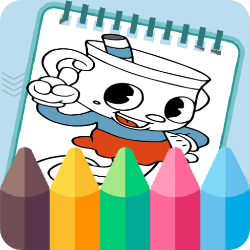 Cuphead Coloring Book