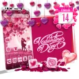 Heart Valentine Launcher Theme