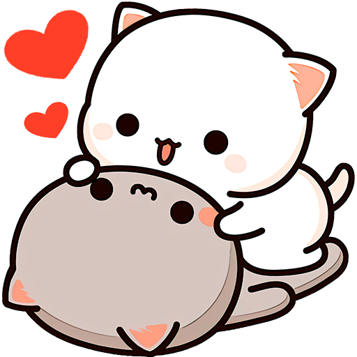 Animated Mochi Cat Stickers