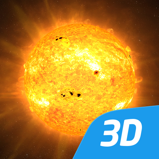 O Sol 3D educacional interativo RV