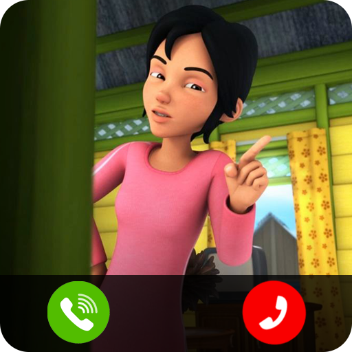 Upin ipin fake call