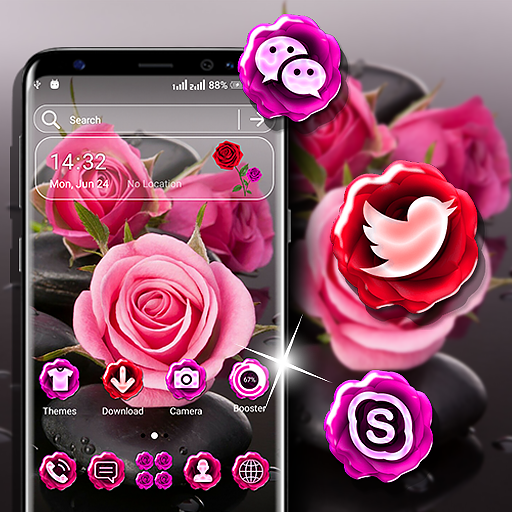 Rose Launcher Theme