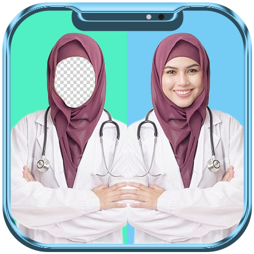 Hijab Women Doctor Pic Editor