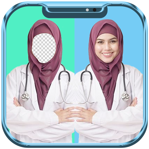 Hijab Women Doctor Photo Editor