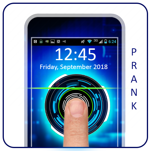 Fingerprint Lock Screen Simulated Prank