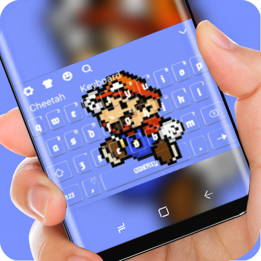 Pixel Mario keyboard