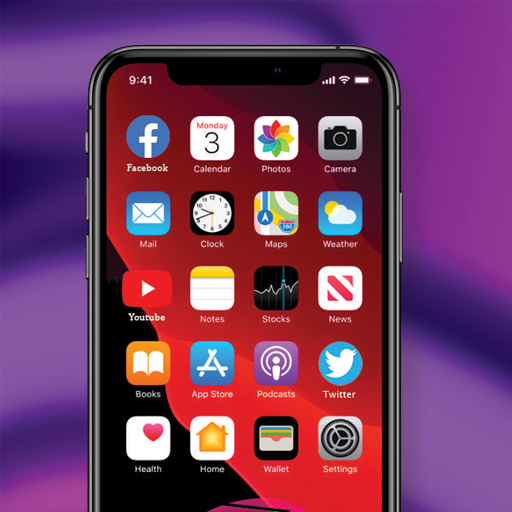 iOS 18 Launcher and Wallpaper