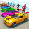 Superhero Car Stunt Game 3d