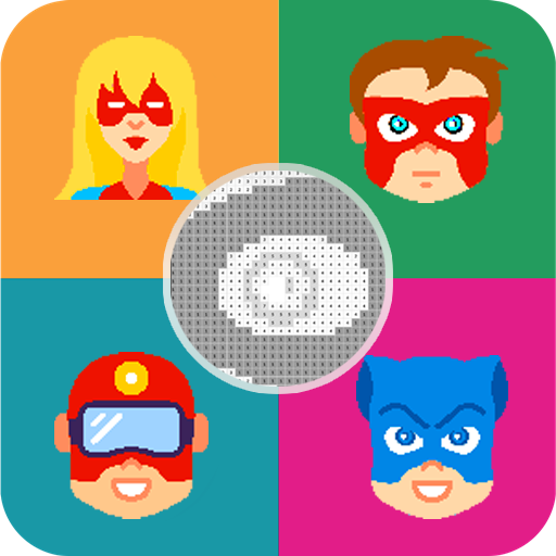 Superhero Coloring By Number -