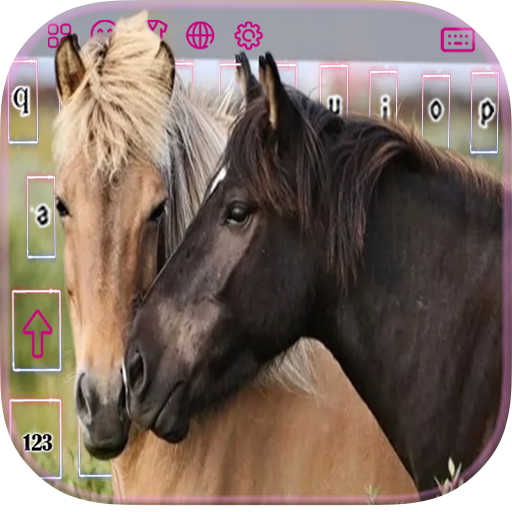 Pony horse love keyboard