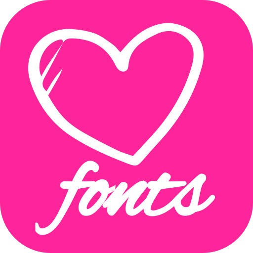 Cinta font untuk FlipFont