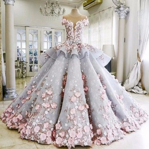 modern wedding dress