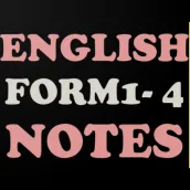 English Notes Form 1- Form 4