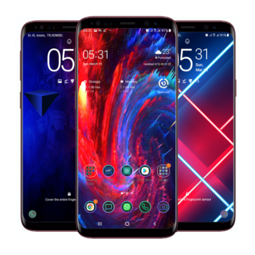 Red And Blue Wallpaper