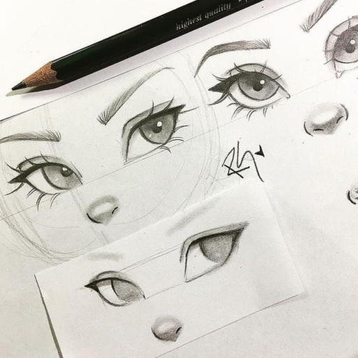 Como desenhar olhos de anime