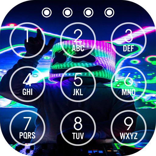 Electro House Music Lock Scree