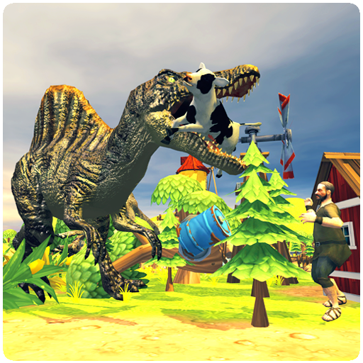 Wild Dino City Rampage: T-Rex Simulator