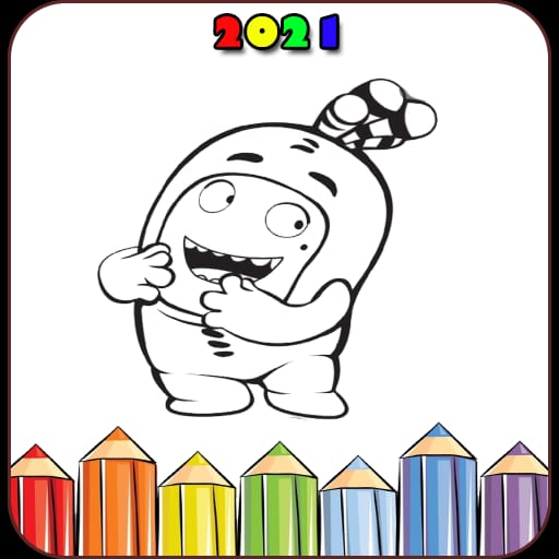 Oddbods Coloring Book - Easy Coloring