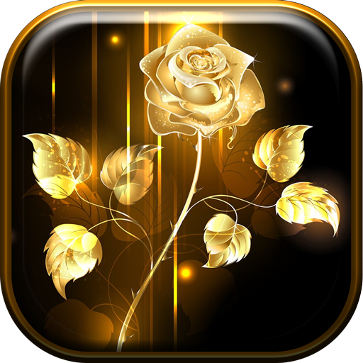 Golden Rose Live Wallpaper HD